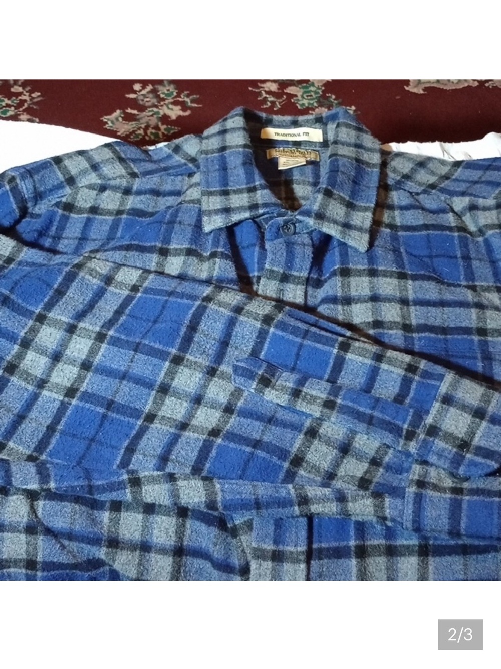 LL Bean men's chamois cloth shirt XXL tall